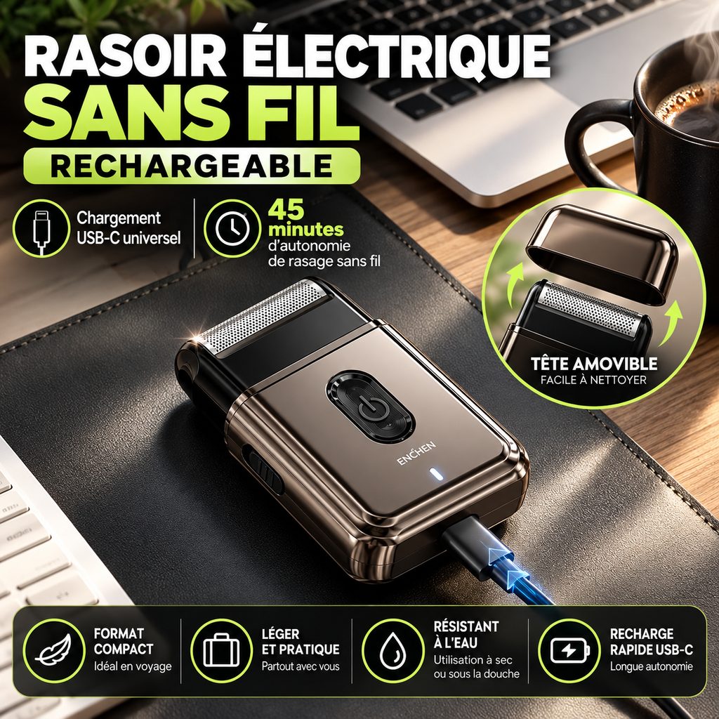 Rasoir à grille compact