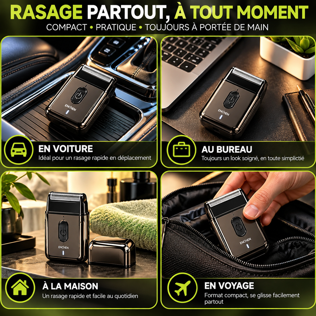 Rasoir à grille compact