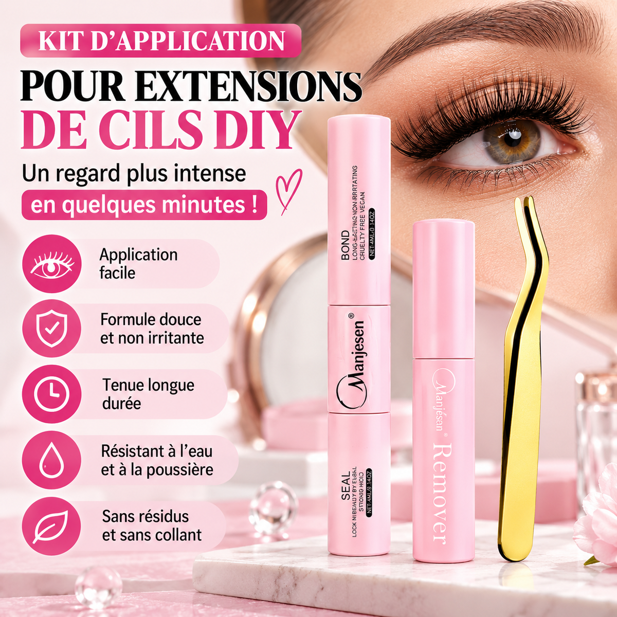 Kit d'extension de cils