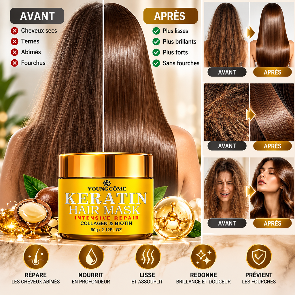 Huile essentielle nourrissante pour cheveux