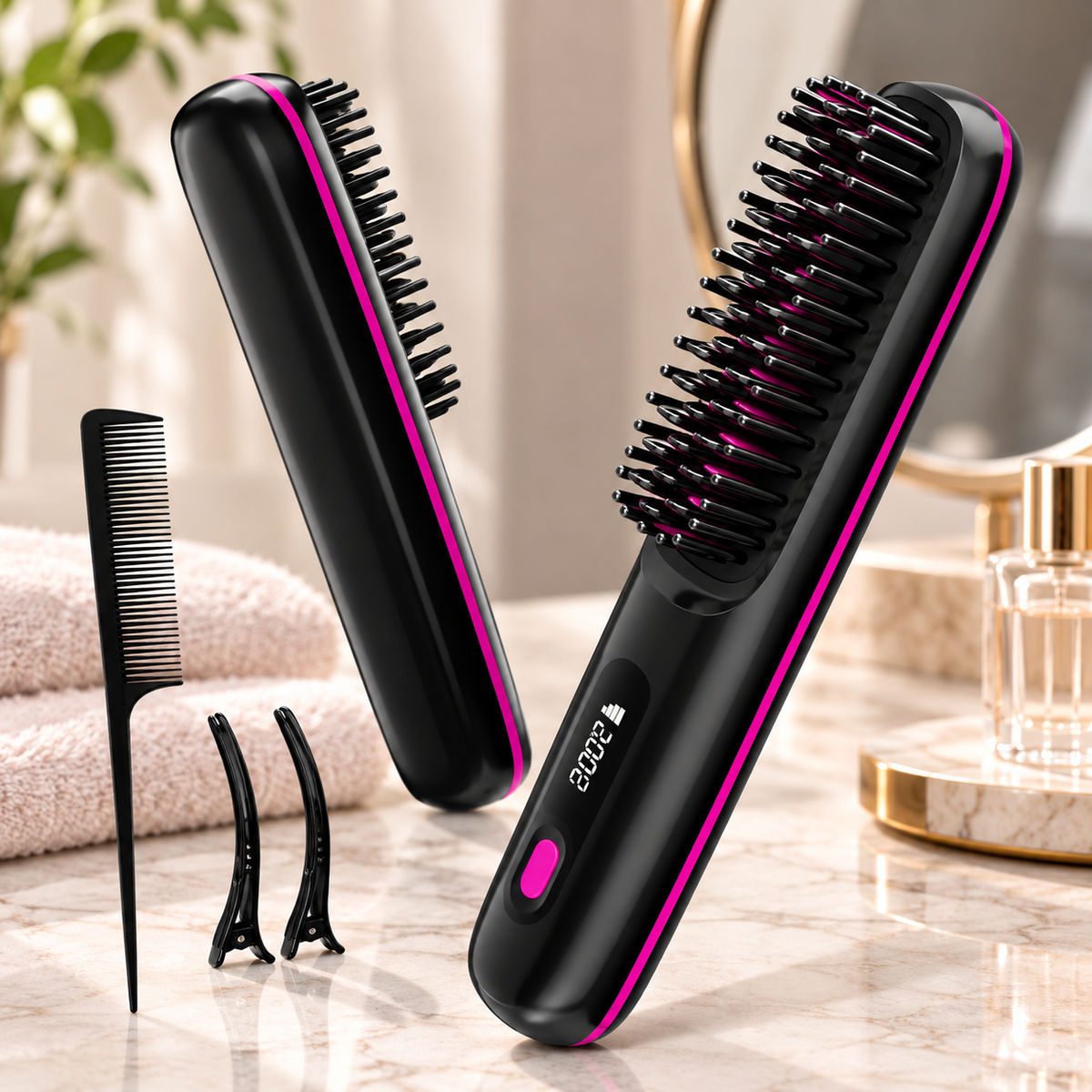 Peigne de coiffage portable