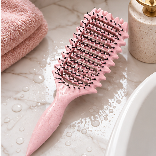 Brosse coiffante pour boucles